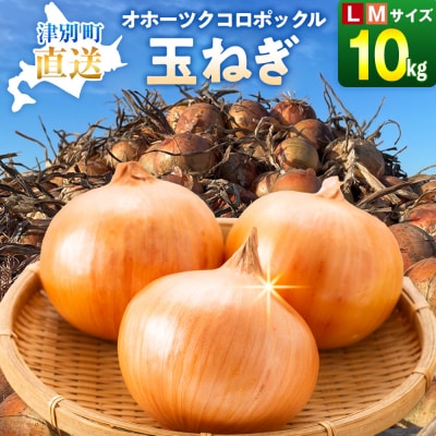 R8年産 玉ねぎ (L玉・M玉混合) 10kg オホーツクコロポックル | 北海道津別町