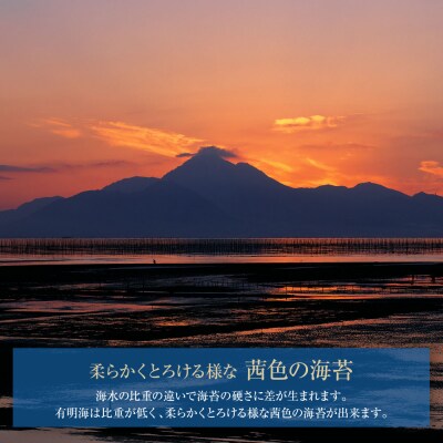 有明海産　味海苔　10切100枚　4本セット 合計400枚