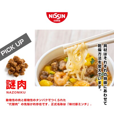 【定期便12か月】日清ヌードル3種セット 各1箱(20食)合計3箱