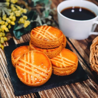 イタリアンブレンド 200g (約20杯分)& ガレットブルトンヌ 6個 ＜詰め合わせ＞ 