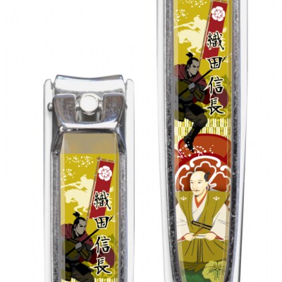 和製爪切り　Super V-CUT　織田信長(VN1-83G-ON)日本製　カバー付　爪キャッチャー