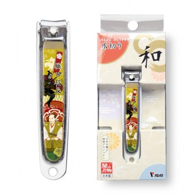 和製爪切り　Super V-CUT　織田信長(VN1-83G-ON)日本製　カバー付　爪キャッチャー