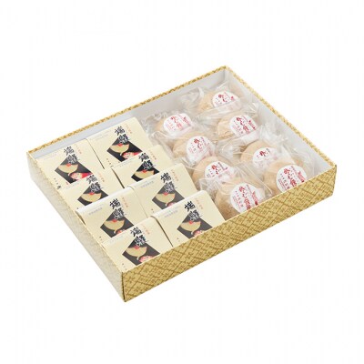 端縫(はぬい)・そばまんじゅう詰合せ 各8個セット [No.5325-0097]