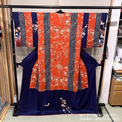 西馬音内盆踊り 端縫い 着物 衣装 オーダーメイド 羽後町 [No.5325-0285]