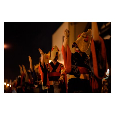 西馬音内盆踊り 藍染め 浴衣 衣装 オーダーメイド 羽後町 [No.5325-0286]