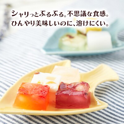 溶けない!?葛アイス「シャリぷる」ミニアソート30個入[No.5325-0293]