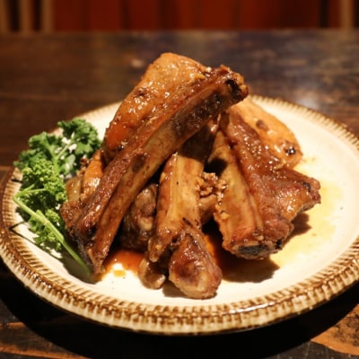 羽後町産豚肉 骨付きスペアリブ 1kg[No.5325-0371]