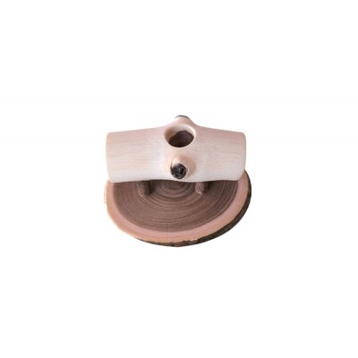 木製 エンジュのやすらぎアロマウッド 台座付き(無塗装)[No.5325-0394]