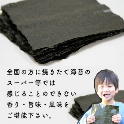 【完全受注生産】焼きたて直送便【全形10枚入】　福岡有明のり(筑紫野市)