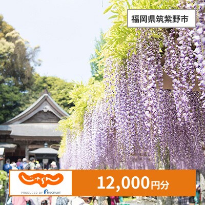 【じゃらんふるさと納税クーポン】 福岡県筑紫野市でつかえる12,000円 クーポン