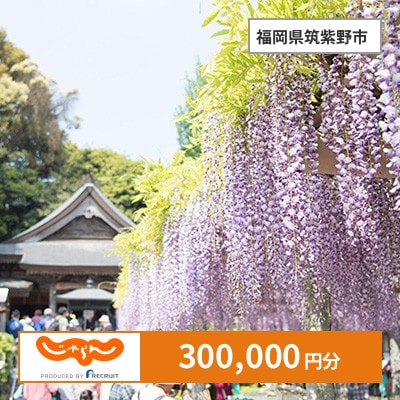 【じゃらんふるさと納税クーポン】 福岡県筑紫野市でつかえる300,000円 クーポン