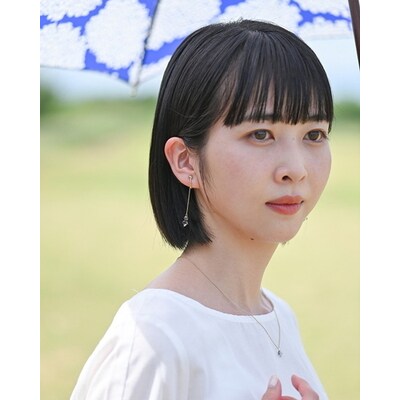 HARIO ネックレス「イイダ傘店 アジサイ グレー」シリーズ[HAII-AG-N] _EB28