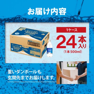 【2ケース】富士山の強炭酸水500ml×48本入14B7
