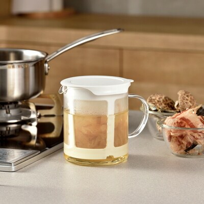 HARIO だしポット[DP-600-W]|ハリオ 耐熱 ガラス 食器 器 保存容器 _BE85