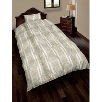 羽毛布団リフォーム　シングルサイズ150×210　柄:ペイズリー柄(17850)　色:ブルー