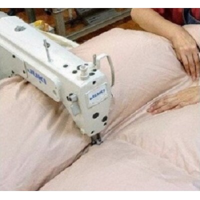 羽毛布団リフォーム　シングルサイズ150×210　柄:ペイズリー柄(17850)　色:ブルー