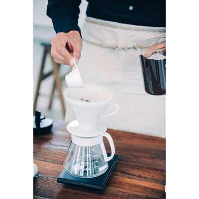 HARIO コーヒー V60 セラミックドリッパー 02セット[XVDD-3012W] _BE05