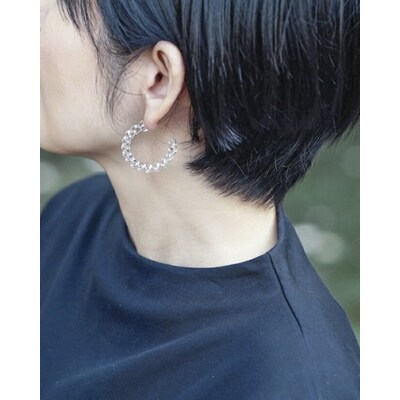 HARIO ピアス ネジリ[HAA-N-001] | 耐熱 ガラス アクセサリー _FM07
