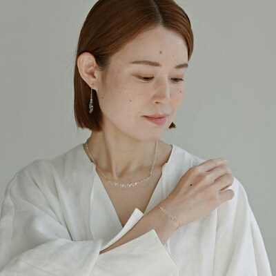 HARIO tane ピアス 渚 [HATN-NG-P-NF] | 耐熱 ガラス _FU64