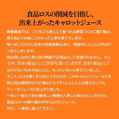(TVで紹介)無添加 フルーティーマドンナキャロットジュース 720ml×2 H105-226