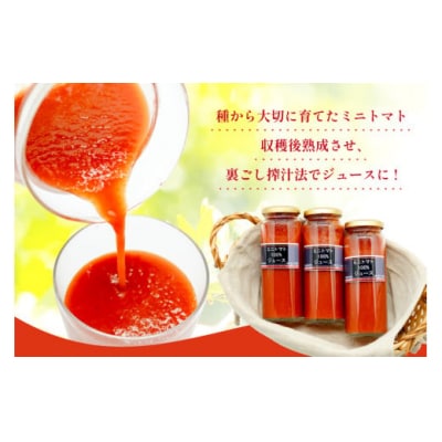 【先行予約】 無塩 トマトジュース 国産 100% 180ml×6本 セット [12260392]