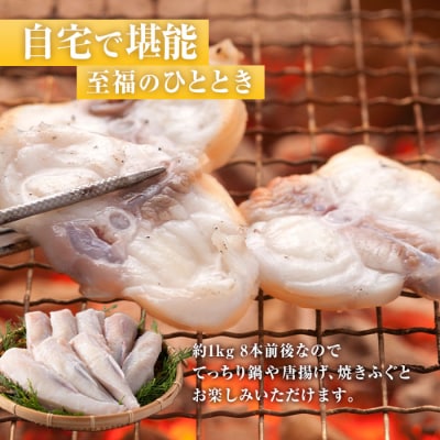 <訳あり・業務用>とらふぐ 身欠き上身 (計約1kg)