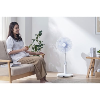 扇風機 DCリビング扇 フルリモコン式 LFD-307L-W ホワイト