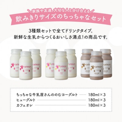 牛乳屋さんのちっちゃなセット(飲むヨーグルトセット)