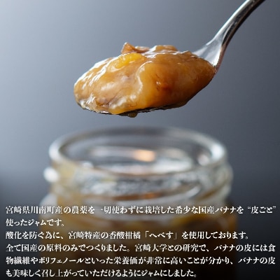 宮崎県産皮ごとバナナジャム(120g×6個入り)