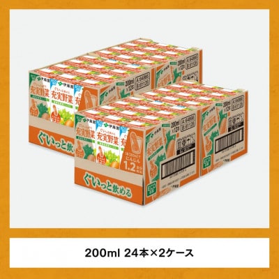 伊藤園の充実野菜 緑黄色野菜ミックス(紙パック)200ml×48本(川南町)