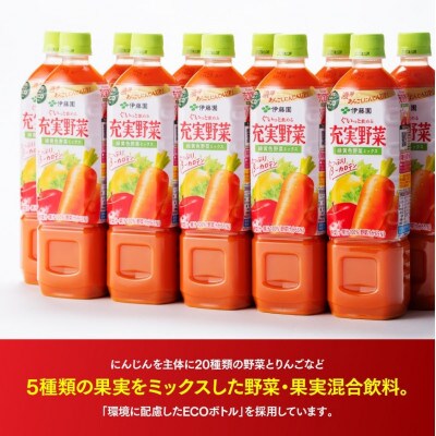 【毎月定期便】充実野菜 緑黄色野菜ミックス ペットボトル740g×15本(川南町)全3回