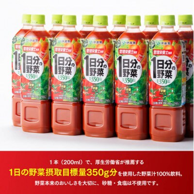 【毎月定期便】伊藤園 1日分の野菜ペットボトル 740g×15本(川南町)全6回