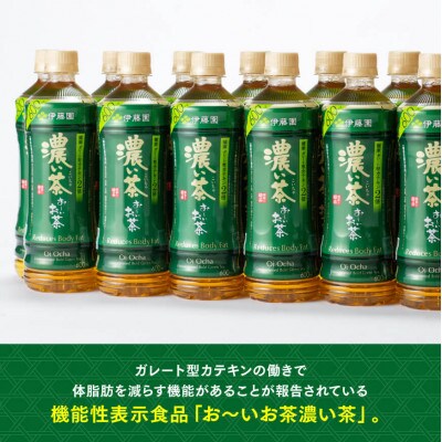 【毎月定期便】伊藤園 お～いお茶 濃い茶600ml×24本(川南町)全9回