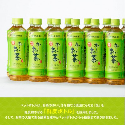 【毎月定期便】お～いお茶 緑茶600ml×24本(川南町)全3回