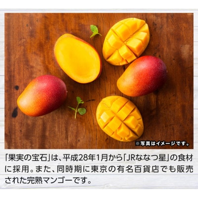 【令和8年発送】宮崎県産完熟マンゴー「果実の宝石」　L×2玉