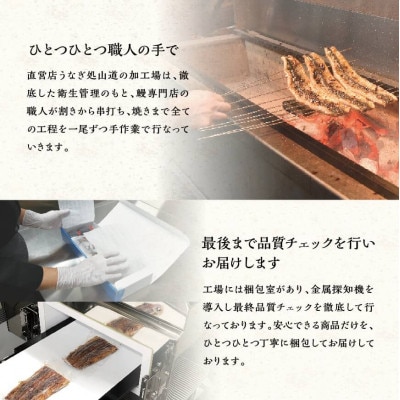名店の味うなぎ蒲焼6尾(780g以上)ひむか山道うなぎ《うなぎ・蒲焼きのたれ・粉山椒セット》