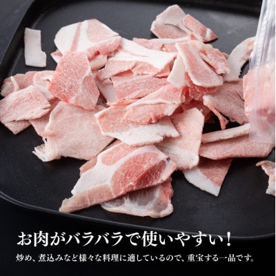 宮崎県産豚肉小間切れ3.2kg(川南町)