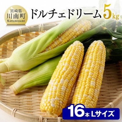 【令和8年発送】宮崎県産とうもろこし　朝どれ!守部さんちのドルチェドリーム (L)5kg