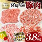 宮崎県産豚肉3.8kg(川南町)