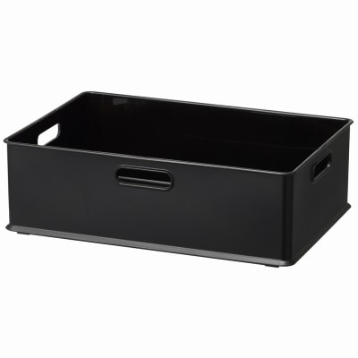 収納ボックス インボックス M ブラック 3個セット【010S070】