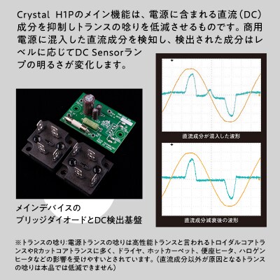 電源タップ Crystal H1P