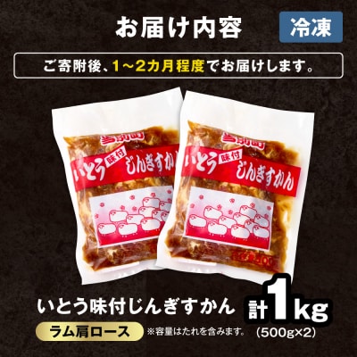 いとうじんぎすかん味付ラム肩ロース1Kg_tb03-011