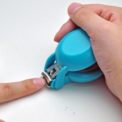 HARAC ネイルプラス 爪切り ブルー (NAILP-BU) メディア紹介多数