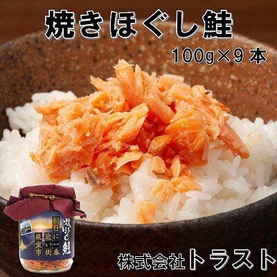焼きほぐし鮭 (鮭フレーク) 100g×9本 A-46009