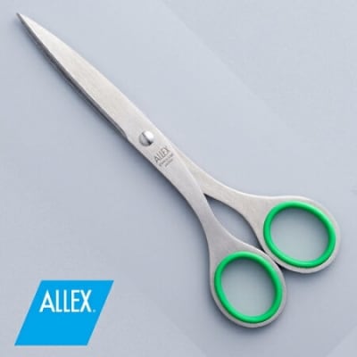 H8-174 ALLEX 事務用はさみ(中)【左手用】(S-165L 11149)