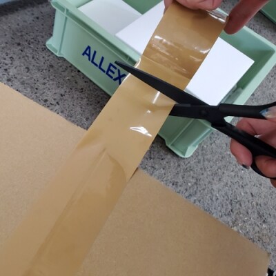 H7-162 ALLEX デスクはさみLF フッ素コート 175mm(15124)