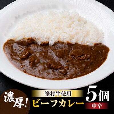 牧舎みねむら 濃厚あじわいビーフカレー 5個セット