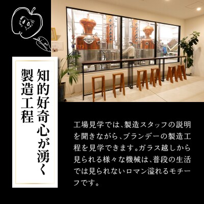 アップルブランデー醸造所見学 1名 モホドリ蒸溜研究所 青森県 五所川原市