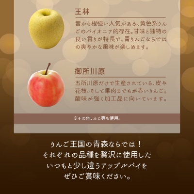 アップルパイ 6種 食べ比べ セット 青森 りんご 個包装 