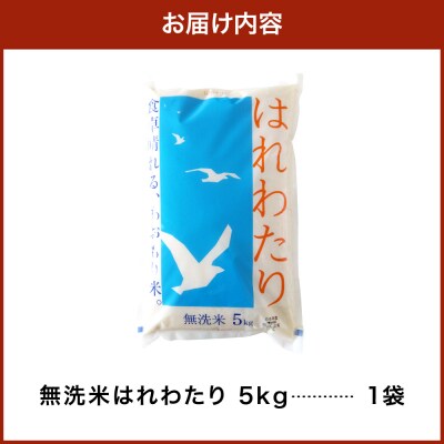 【6月前半発送】 令和7年産 無洗米 5kg はれわたり 5キロ 青森県産 特A受賞歴